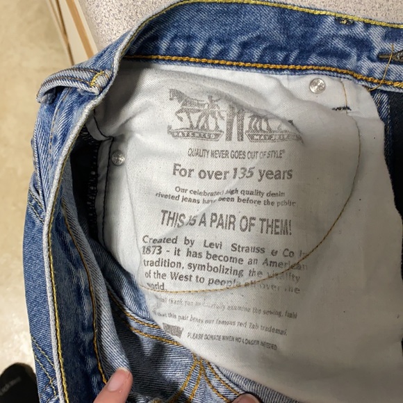 Mens Levi jeans , W 32, L 34 - Picture 6 of 7